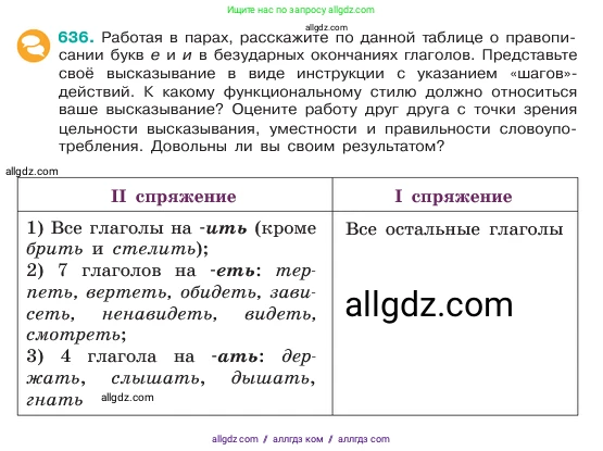 Русский язык, 6 класс Учебник, авторы: Баранов Михаил Трофимович, Ладыженская Таиса Алексеевна, Тростенцова Лидия Александровна, Ладыженская Наталия Вениаминовна, Дейкина Алевтина Дмитриевна, Антонова Любовь Геннадиевна, Григорян Лариса Трофимовна, Кулибаба Иван Иванович, издательство Просвещение, Москва, 2023, салатового цвета, Часть 2, страница 119, номер 636, Условие 2023