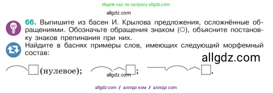 Русский язык, 6 класс Учебник, авторы: Баранов Михаил Трофимович, Ладыженская Таиса Алексеевна, Тростенцова Лидия Александровна, Ладыженская Наталия Вениаминовна, Дейкина Алевтина Дмитриевна, Антонова Любовь Геннадиевна, Григорян Лариса Трофимовна, Кулибаба Иван Иванович, издательство Просвещение, Москва, 2023, салатового цвета, Часть 1, страница 33, номер 66, Условие 2023