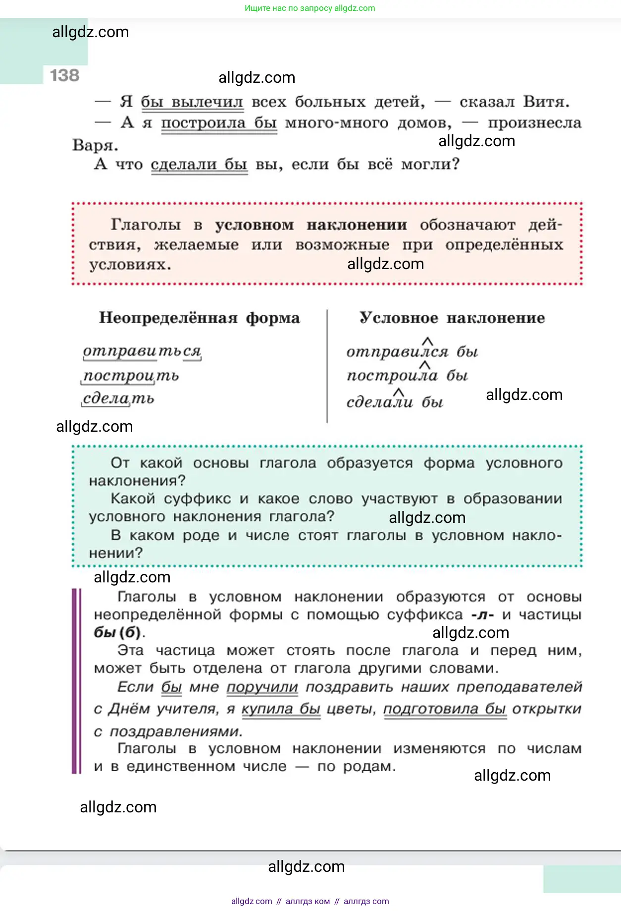 Русский язык, 6 класс Учебник, авторы: Баранов Михаил Трофимович, Ладыженская Таиса Алексеевна, Тростенцова Лидия Александровна, Ладыженская Наталия Вениаминовна, Дейкина Алевтина Дмитриевна, Антонова Любовь Геннадиевна, Григорян Лариса Трофимовна, Кулибаба Иван Иванович, издательство Просвещение, Москва, 2023, салатового цвета, страница 138