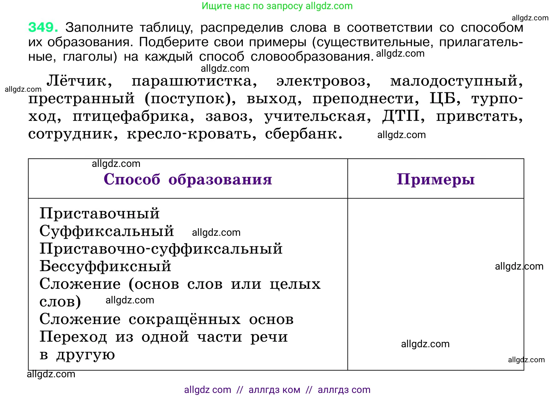 Русский язык, 6 класс Учебник, авторы: Баранов Михаил Трофимович, Ладыженская Таиса Алексеевна, Тростенцова Лидия Александровна, Ладыженская Наталия Вениаминовна, Дейкина Алевтина Дмитриевна, Антонова Любовь Геннадиевна, Григорян Лариса Трофимовна, Кулибаба Иван Иванович, издательство Просвещение, Москва, 2023, салатового цвета, Часть 1, страница 179, номер 349, Условие 2024