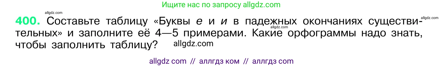 Русский язык, 6 класс Учебник, авторы: Баранов Михаил Трофимович, Ладыженская Таиса Алексеевна, Тростенцова Лидия Александровна, Ладыженская Наталия Вениаминовна, Дейкина Алевтина Дмитриевна, Антонова Любовь Геннадиевна, Григорян Лариса Трофимовна, Кулибаба Иван Иванович, издательство Просвещение, Москва, 2023, салатового цвета, Часть 1, страница 202, номер 400, Условие 2024