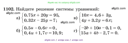 Алгебра, 7 класс Учебник, авторы: Макарычев Юрий Николаевич, Миндюк Нора Григорьевна, Нешков Константин Иванович, Суворова Светлана Борисовна, издательство Просвещение, Москва, 2023, белого цвета, страница 220, номер 1102, Условие