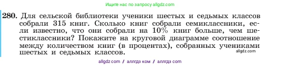 Алгебра, 7 класс Учебник, авторы: Макарычев Юрий Николаевич, Миндюк Нора Григорьевна, Нешков Константин Иванович, Суворова Светлана Борисовна, издательство Просвещение, Москва, 2023, белого цвета, страница 61, номер 280, Условие