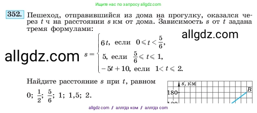 Алгебра, 7 класс Учебник, авторы: Макарычев Юрий Николаевич, Миндюк Нора Григорьевна, Нешков Константин Иванович, Суворова Светлана Борисовна, издательство Просвещение, Москва, 2023, белого цвета, страница 88, номер 352, Условие