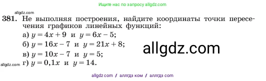 Алгебра, 7 класс Учебник, авторы: Макарычев Юрий Николаевич, Миндюк Нора Григорьевна, Нешков Константин Иванович, Суворова Светлана Борисовна, издательство Просвещение, Москва, 2023, белого цвета, страница 93, номер 381, Условие