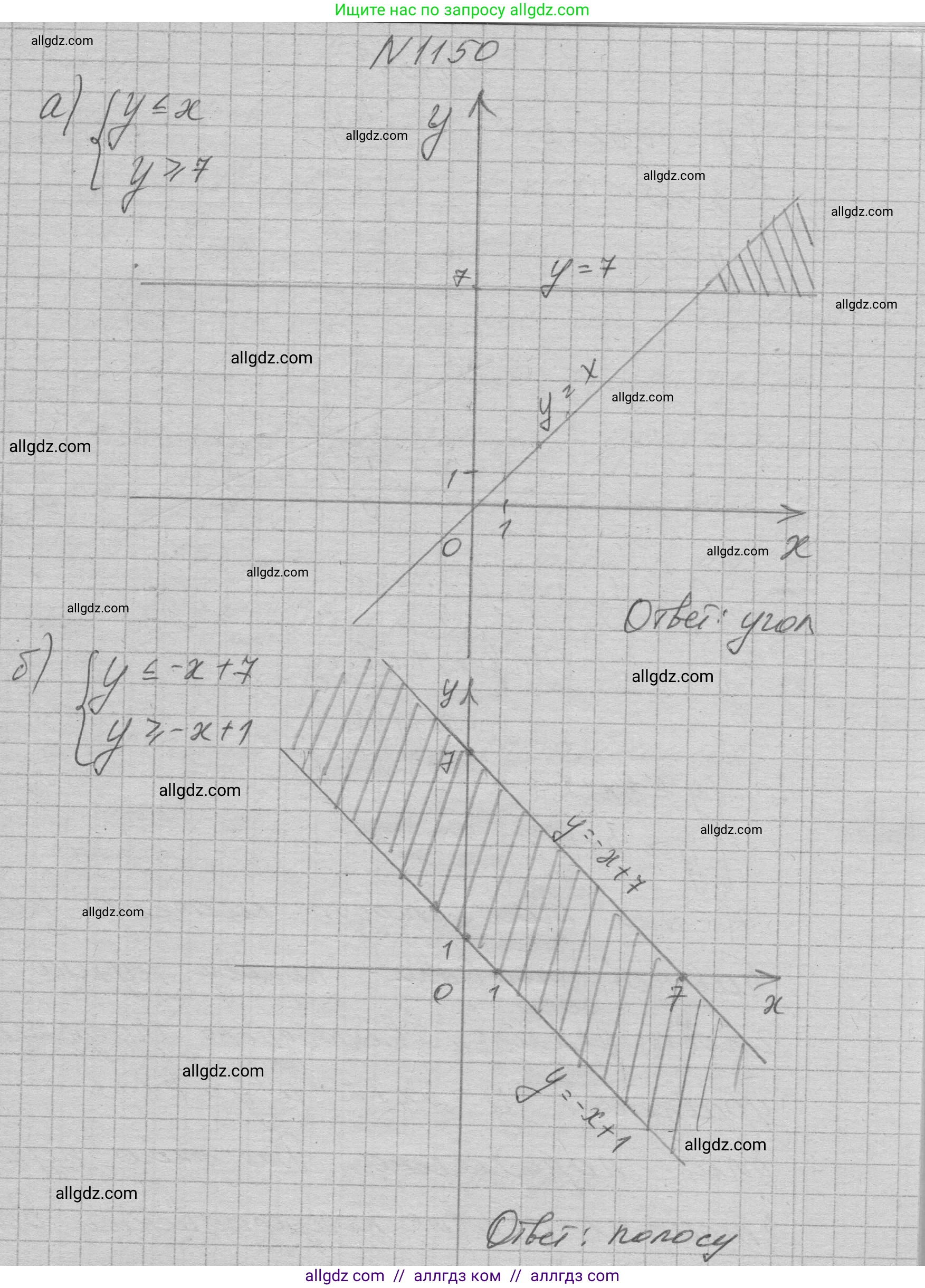 Алгебра, 7 класс Учебник, авторы: Макарычев Юрий Николаевич, Миндюк Нора Григорьевна, Нешков Константин Иванович, Суворова Светлана Борисовна, издательство Просвещение, Москва, 2023, белого цвета, страница 228, номер 1150, Решение 1