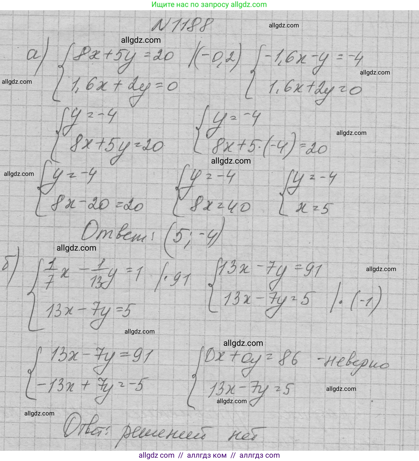 Алгебра, 7 класс Учебник, авторы: Макарычев Юрий Николаевич, Миндюк Нора Григорьевна, Нешков Константин Иванович, Суворова Светлана Борисовна, издательство Просвещение, Москва, 2023, белого цвета, страница 232, номер 1188, Решение 1
