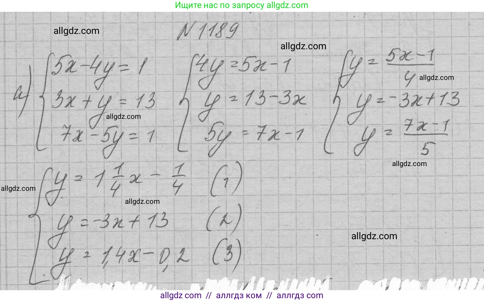 Алгебра, 7 класс Учебник, авторы: Макарычев Юрий Николаевич, Миндюк Нора Григорьевна, Нешков Константин Иванович, Суворова Светлана Борисовна, издательство Просвещение, Москва, 2023, белого цвета, страница 232, номер 1189, Решение 1