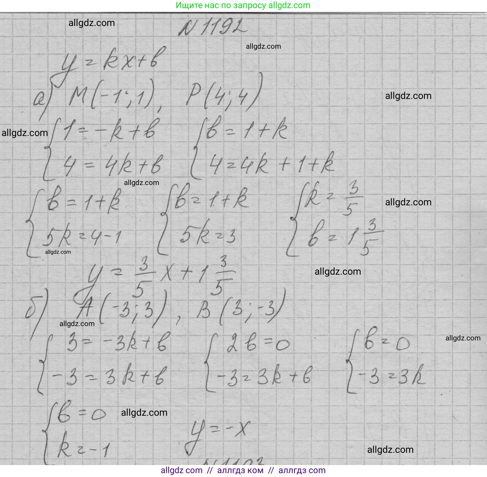 Алгебра, 7 класс Учебник, авторы: Макарычев Юрий Николаевич, Миндюк Нора Григорьевна, Нешков Константин Иванович, Суворова Светлана Борисовна, издательство Просвещение, Москва, 2023, белого цвета, страница 232, номер 1192, Решение 1