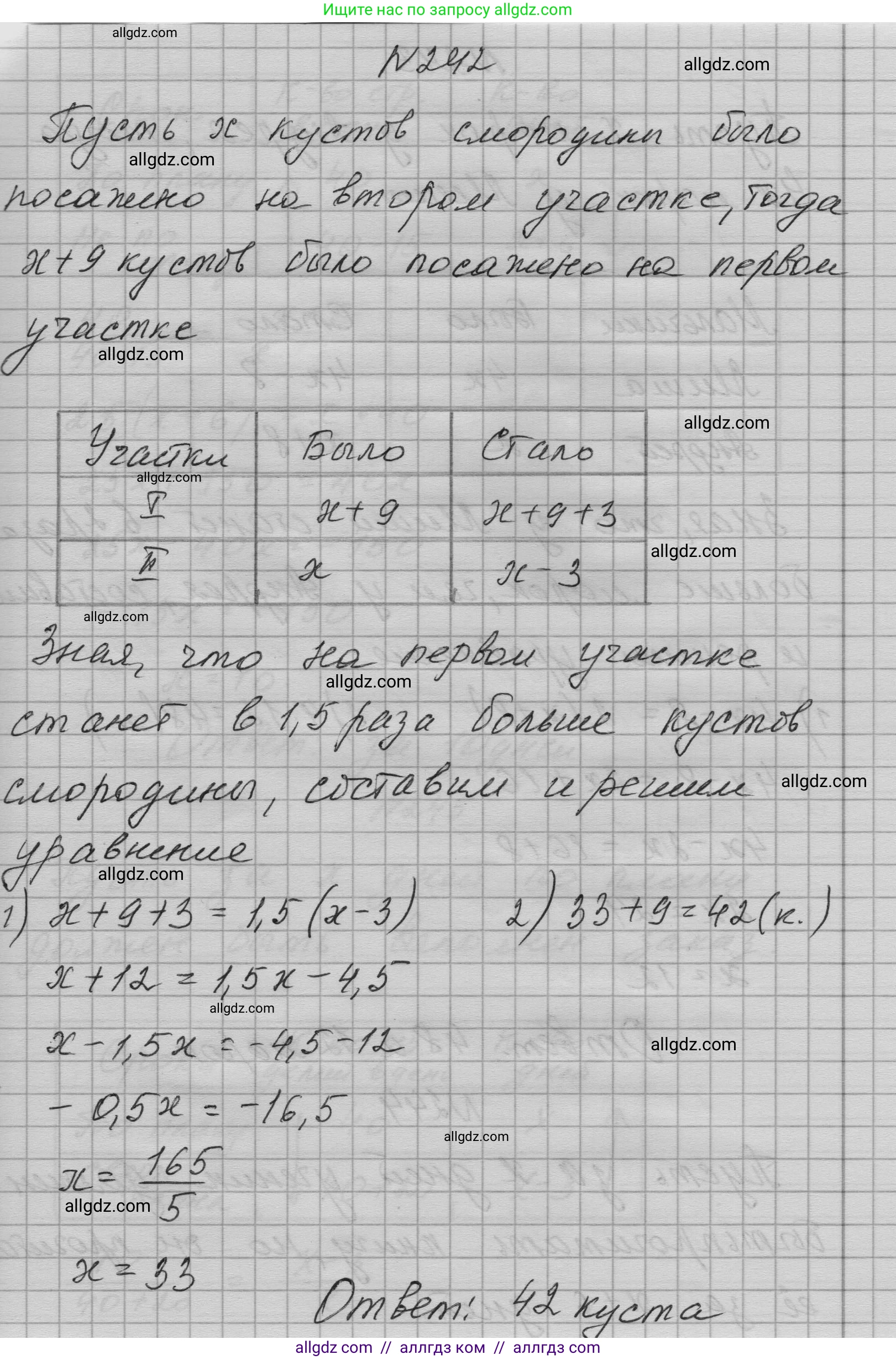 Алгебра, 7 класс Учебник, авторы: Макарычев Юрий Николаевич, Миндюк Нора Григорьевна, Нешков Константин Иванович, Суворова Светлана Борисовна, издательство Просвещение, Москва, 2023, белого цвета, страница 50, номер 242, Решение 1