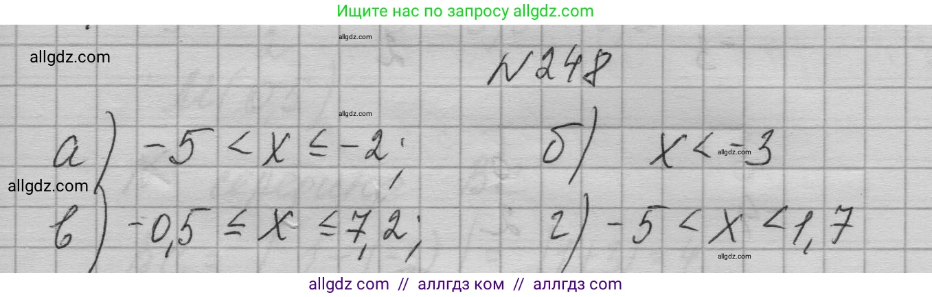 Алгебра, 7 класс Учебник, авторы: Макарычев Юрий Николаевич, Миндюк Нора Григорьевна, Нешков Константин Иванович, Суворова Светлана Борисовна, издательство Просвещение, Москва, 2023, белого цвета, страница 53, номер 248, Решение 1