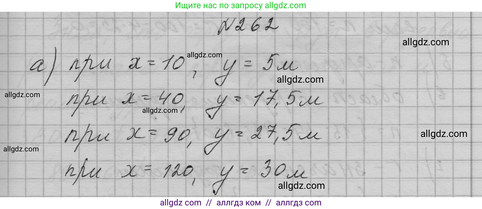 Алгебра, 7 класс Учебник, авторы: Макарычев Юрий Николаевич, Миндюк Нора Григорьевна, Нешков Константин Иванович, Суворова Светлана Борисовна, издательство Просвещение, Москва, 2023, белого цвета, страница 57, номер 262, Решение 1