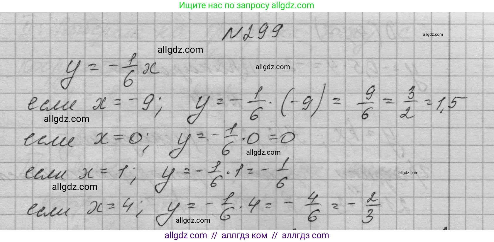 Алгебра, 7 класс Учебник, авторы: Макарычев Юрий Николаевич, Миндюк Нора Григорьевна, Нешков Константин Иванович, Суворова Светлана Борисовна, издательство Просвещение, Москва, 2023, белого цвета, страница 72, номер 299, Решение 1