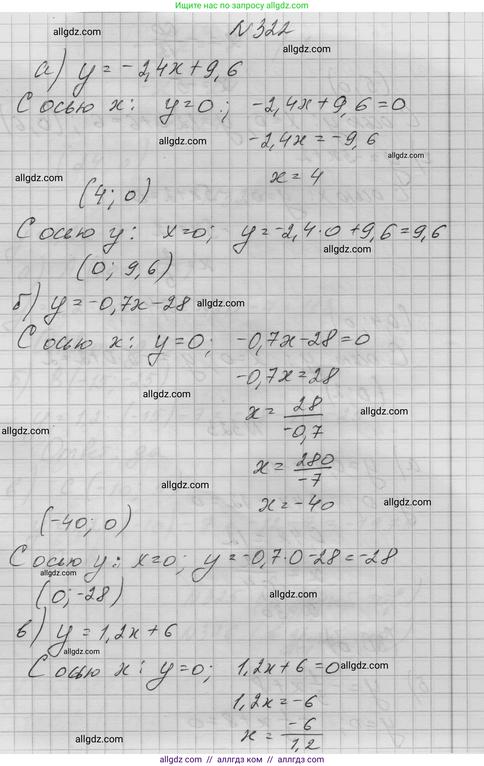 Алгебра, 7 класс Учебник, авторы: Макарычев Юрий Николаевич, Миндюк Нора Григорьевна, Нешков Константин Иванович, Суворова Светлана Борисовна, издательство Просвещение, Москва, 2023, белого цвета, страница 79, номер 322, Решение 1