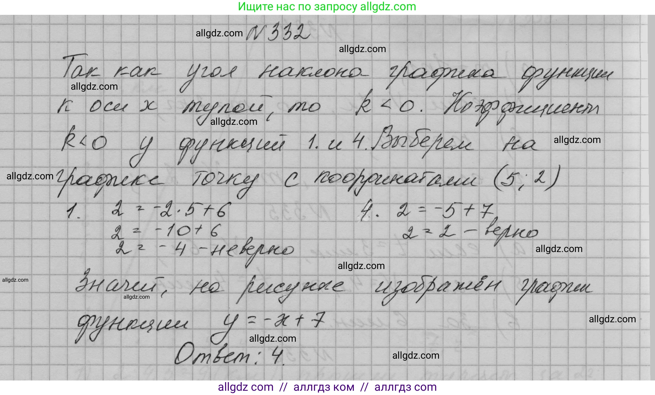 Алгебра, 7 класс Учебник, авторы: Макарычев Юрий Николаевич, Миндюк Нора Григорьевна, Нешков Константин Иванович, Суворова Светлана Борисовна, издательство Просвещение, Москва, 2023, белого цвета, страница 80, номер 332, Решение 1