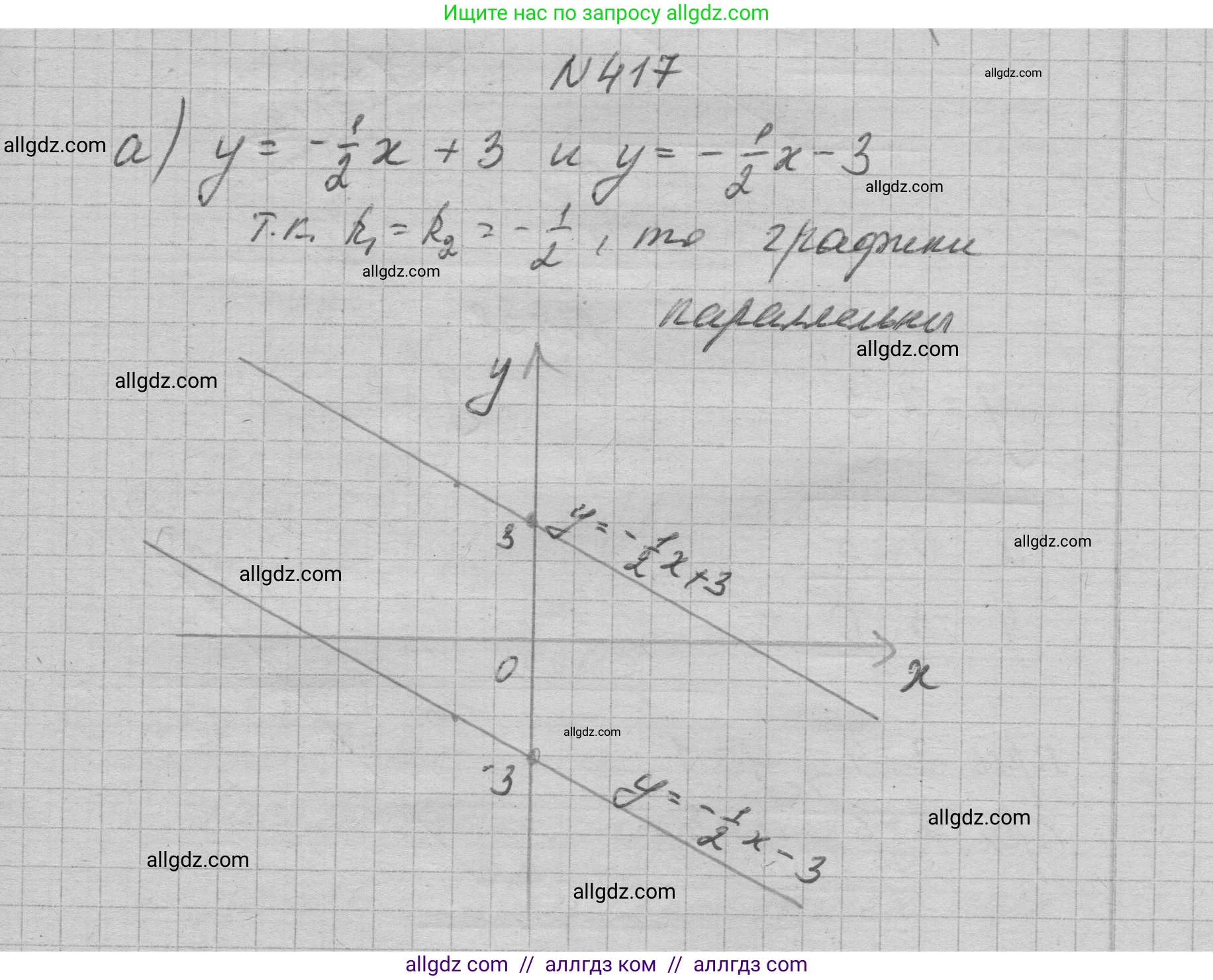 Алгебра, 7 класс Учебник, авторы: Макарычев Юрий Николаевич, Миндюк Нора Григорьевна, Нешков Константин Иванович, Суворова Светлана Борисовна, издательство Просвещение, Москва, 2023, белого цвета, страница 101, номер 417, Решение 1