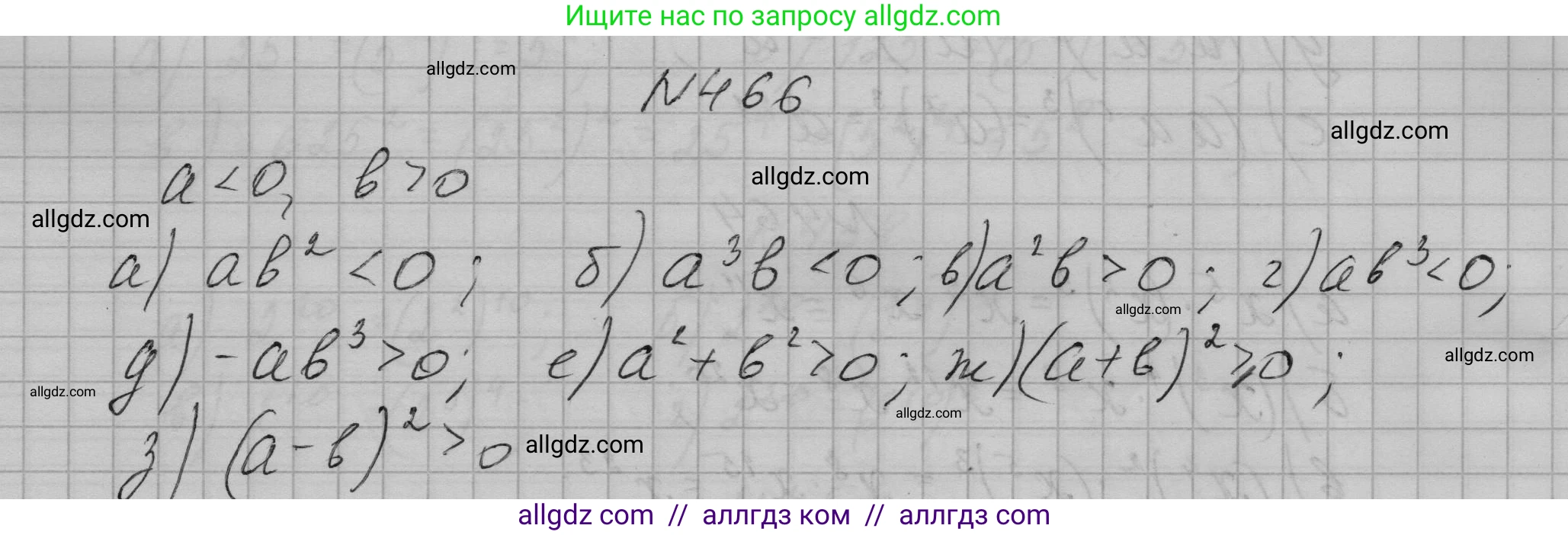 Алгебра, 7 класс Учебник, авторы: Макарычев Юрий Николаевич, Миндюк Нора Григорьевна, Нешков Константин Иванович, Суворова Светлана Борисовна, издательство Просвещение, Москва, 2023, белого цвета, страница 109, номер 466, Решение 1