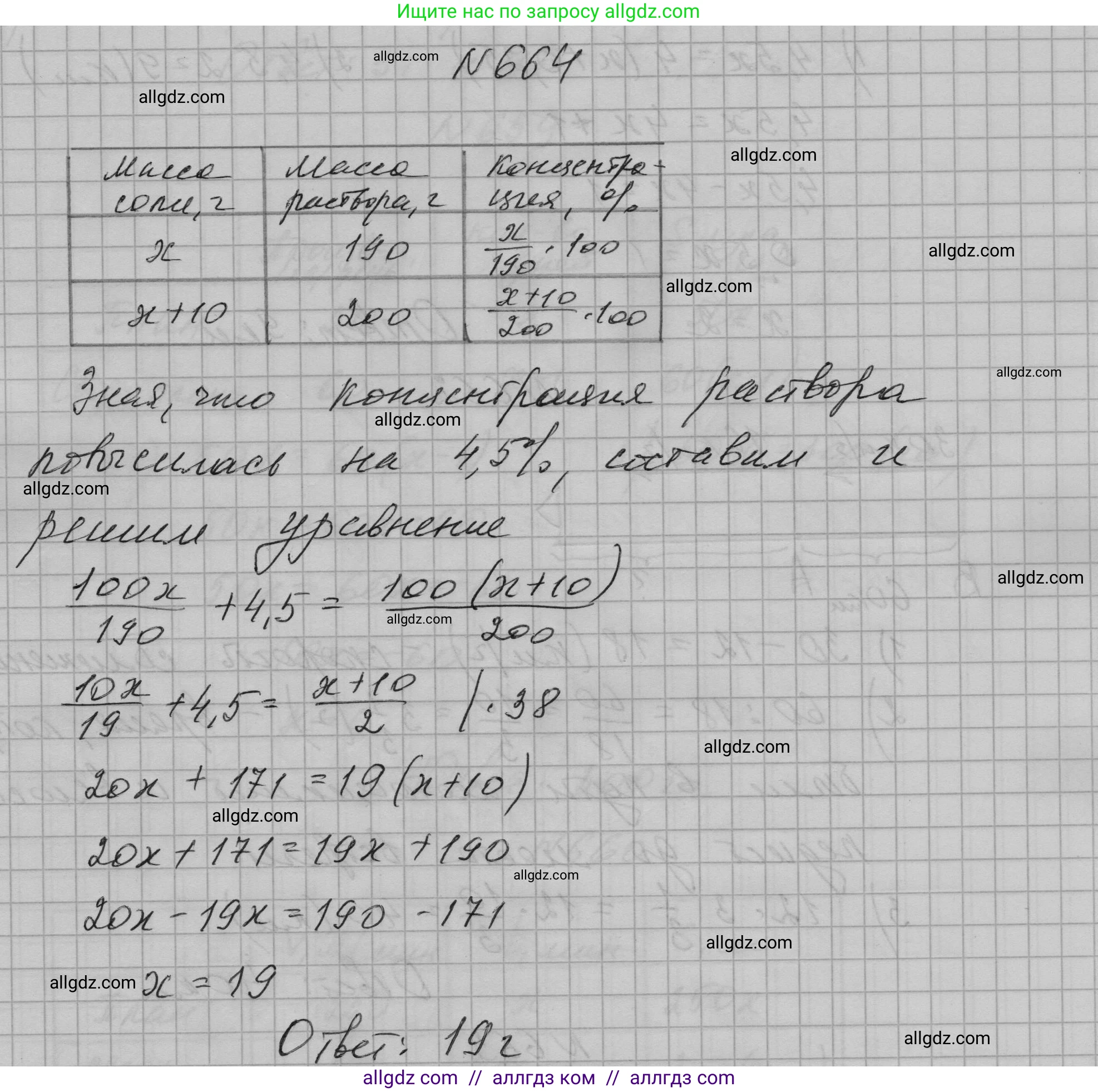 Алгебра, 7 класс Учебник, авторы: Макарычев Юрий Николаевич, Миндюк Нора Григорьевна, Нешков Константин Иванович, Суворова Светлана Борисовна, издательство Просвещение, Москва, 2023, белого цвета, страница 142, номер 664, Решение 1