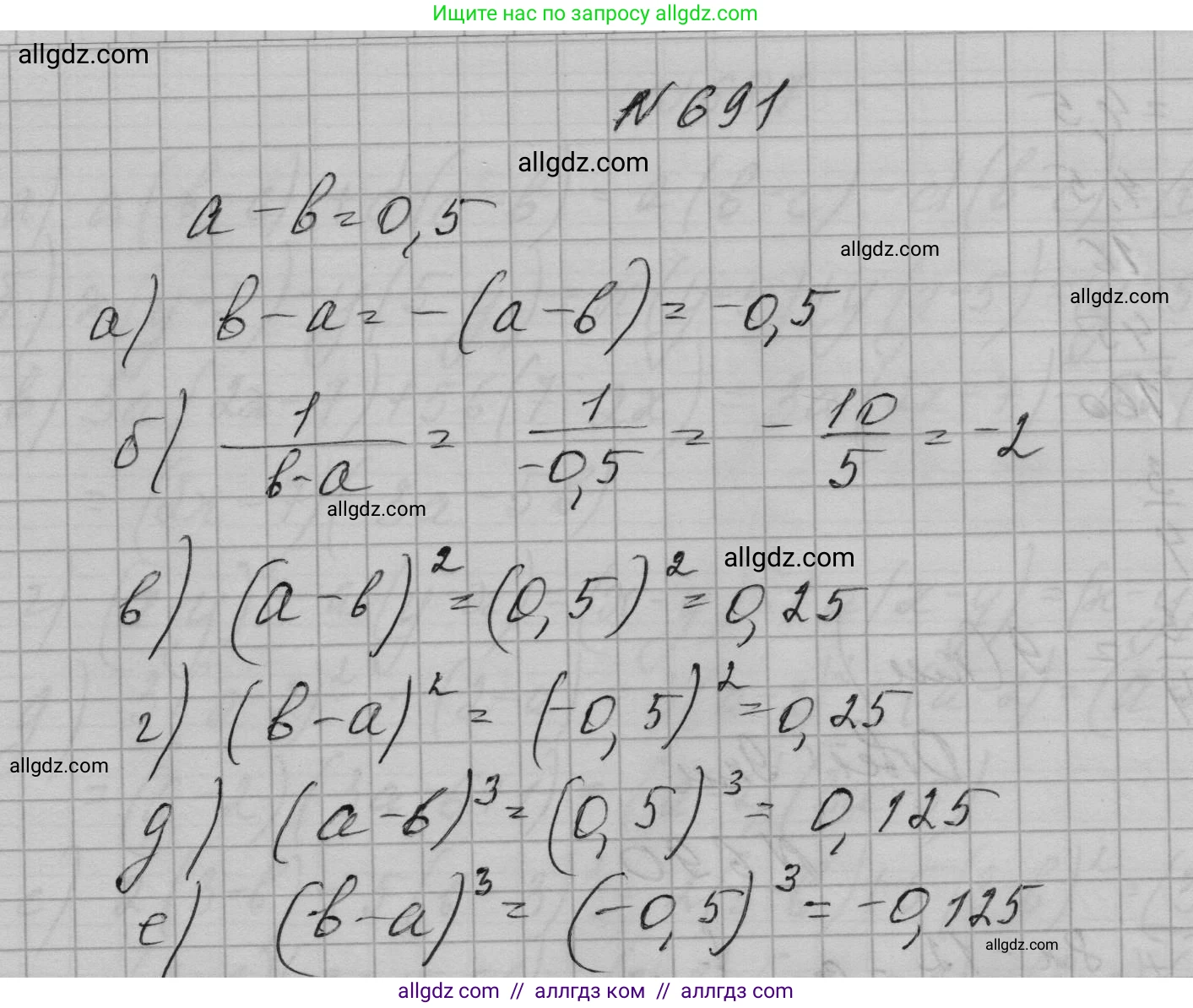 Алгебра, 7 класс Учебник, авторы: Макарычев Юрий Николаевич, Миндюк Нора Григорьевна, Нешков Константин Иванович, Суворова Светлана Борисовна, издательство Просвещение, Москва, 2023, белого цвета, страница 146, номер 691, Решение 1