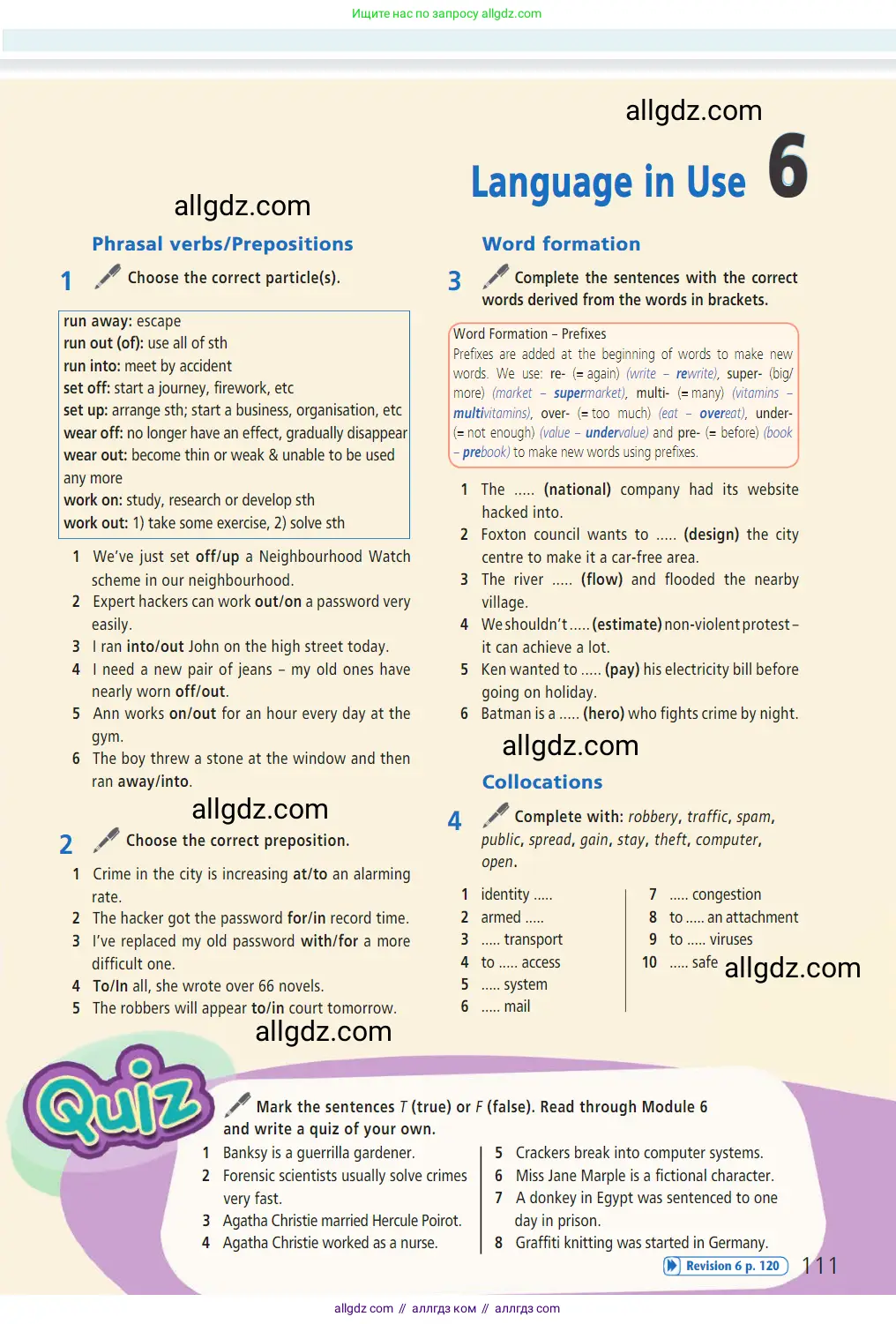 Английский язык (english), 7 класс Учебник (Student's book), авторы: Баранова Ксения Михайловна (Baranova Ksenia), Дули Дженни (Dooley Jenny), Копылова С А, Мильруд Радислав Петрович (Millrood Radislav), Эванс Вирджиния (Evans Virginia), издательство Просвещение, Москва, 2023, белого цвета, страница 111