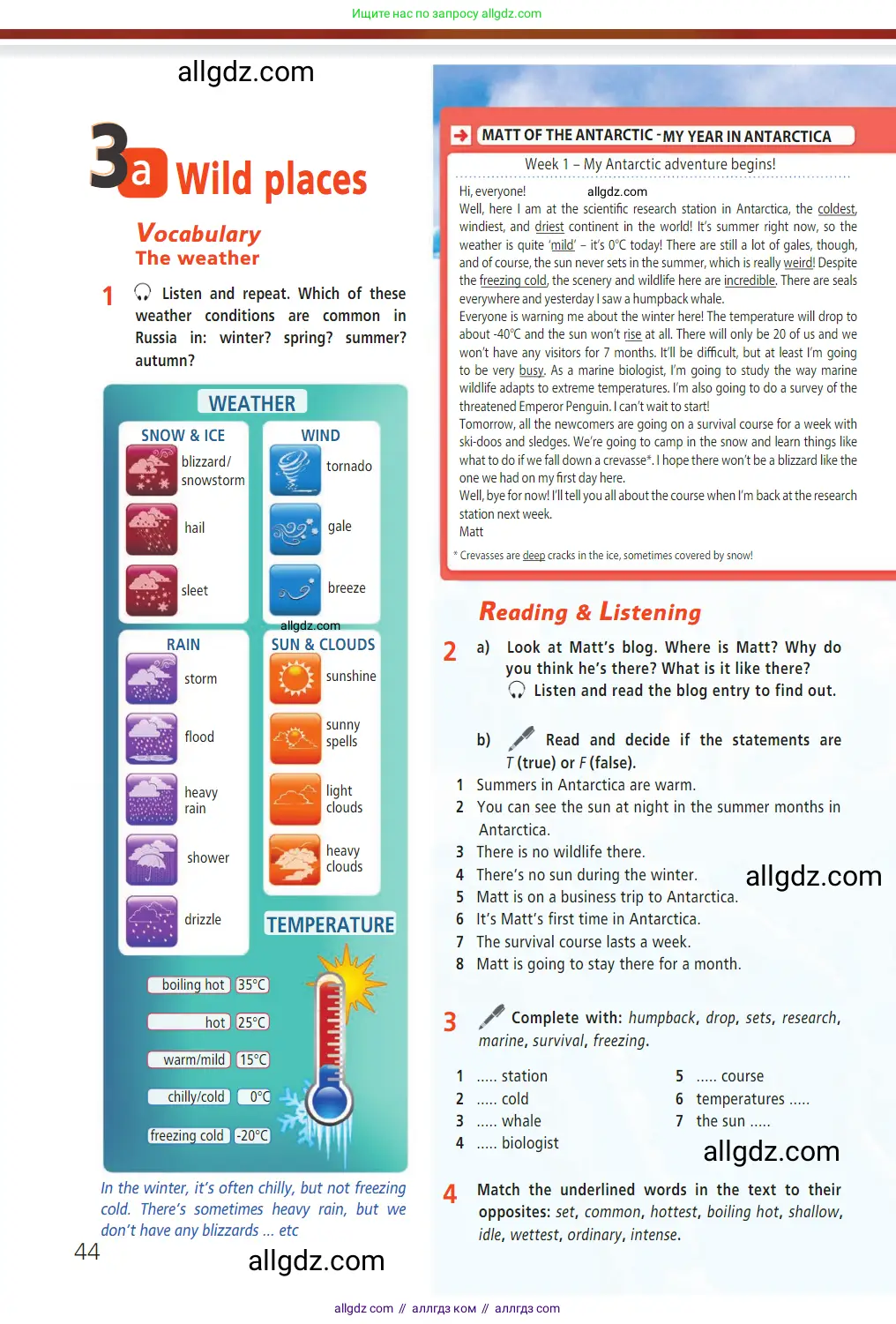 Английский язык (english), 7 класс Учебник (Student's book), авторы: Баранова Ксения Михайловна (Baranova Ksenia), Дули Дженни (Dooley Jenny), Копылова С А, Мильруд Радислав Петрович (Millrood Radislav), Эванс Вирджиния (Evans Virginia), издательство Просвещение, Москва, 2023, белого цвета, страница 44