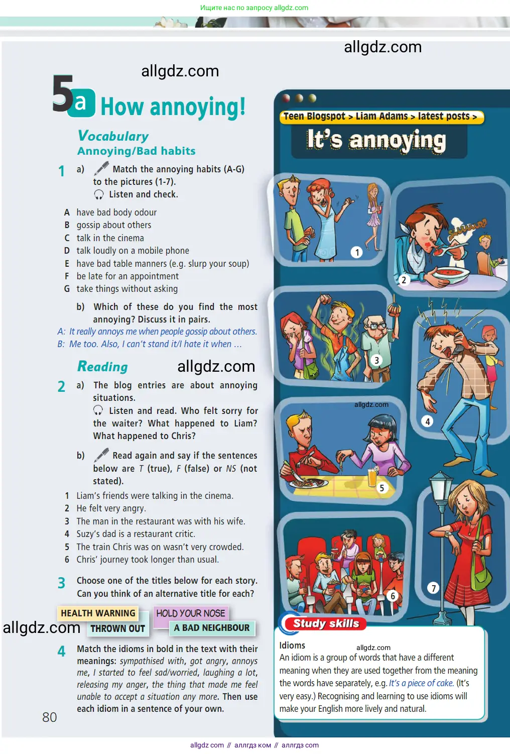 Английский язык (english), 7 класс Учебник (Student's book), авторы: Баранова Ксения Михайловна (Baranova Ksenia), Дули Дженни (Dooley Jenny), Копылова С А, Мильруд Радислав Петрович (Millrood Radislav), Эванс Вирджиния (Evans Virginia), издательство Просвещение, Москва, 2023, белого цвета, страница 80