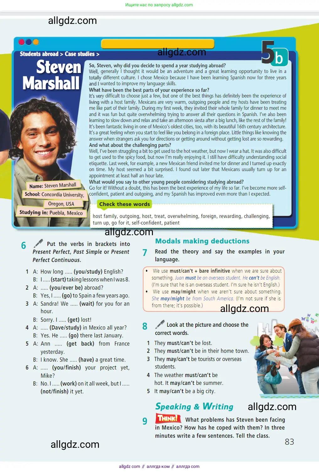 Английский язык (english), 7 класс Учебник (Student's book), авторы: Баранова Ксения Михайловна (Baranova Ksenia), Дули Дженни (Dooley Jenny), Копылова С А, Мильруд Радислав Петрович (Millrood Radislav), Эванс Вирджиния (Evans Virginia), издательство Просвещение, Москва, 2023, белого цвета, страница 83