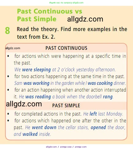 Английский язык (english), 7 класс Учебник (Student's book), авторы: Баранова Ксения Михайловна (Baranova Ksenia), Дули Дженни (Dooley Jenny), Копылова С А, Мильруд Радислав Петрович (Millrood Radislav), Эванс Вирджиния (Evans Virginia), издательство Просвещение, Москва, 2023, белого цвета, страница 29, номер 8, Условие 2023-2027