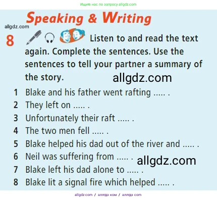 Английский язык (english), 7 класс Учебник (Student's book), авторы: Баранова Ксения Михайловна (Baranova Ksenia), Дули Дженни (Dooley Jenny), Копылова С А, Мильруд Радислав Петрович (Millrood Radislav), Эванс Вирджиния (Evans Virginia), издательство Просвещение, Москва, 2023, белого цвета, страница 53, номер 8, Условие 2023-2027