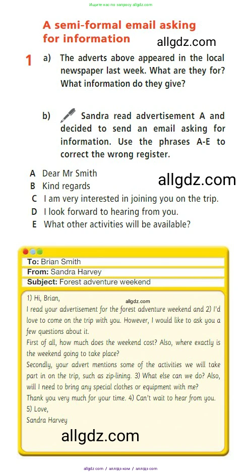 Английский язык (english), 7 класс Учебник (Student's book), авторы: Баранова Ксения Михайловна (Baranova Ksenia), Дули Дженни (Dooley Jenny), Копылова С А, Мильруд Радислав Петрович (Millrood Radislav), Эванс Вирджиния (Evans Virginia), издательство Просвещение, Москва, 2023, белого цвета, страница 55, номер 1, Условие 2023-2027