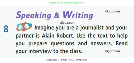 Английский язык (english), 7 класс Учебник (Student's book), авторы: Баранова Ксения Михайловна (Baranova Ksenia), Дули Дженни (Dooley Jenny), Копылова С А, Мильруд Радислав Петрович (Millrood Radislav), Эванс Вирджиния (Evans Virginia), издательство Просвещение, Москва, 2023, белого цвета, страница 69, номер 8, Условие 2023-2027