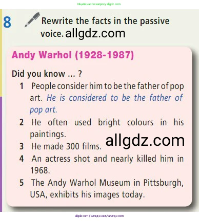 Английский язык (english), 7 класс Учебник (Student's book), авторы: Баранова Ксения Михайловна (Baranova Ksenia), Дули Дженни (Dooley Jenny), Копылова С А, Мильруд Радислав Петрович (Millrood Radislav), Эванс Вирджиния (Evans Virginia), издательство Просвещение, Москва, 2023, белого цвета, страница 99, номер 8, Условие 2023-2027