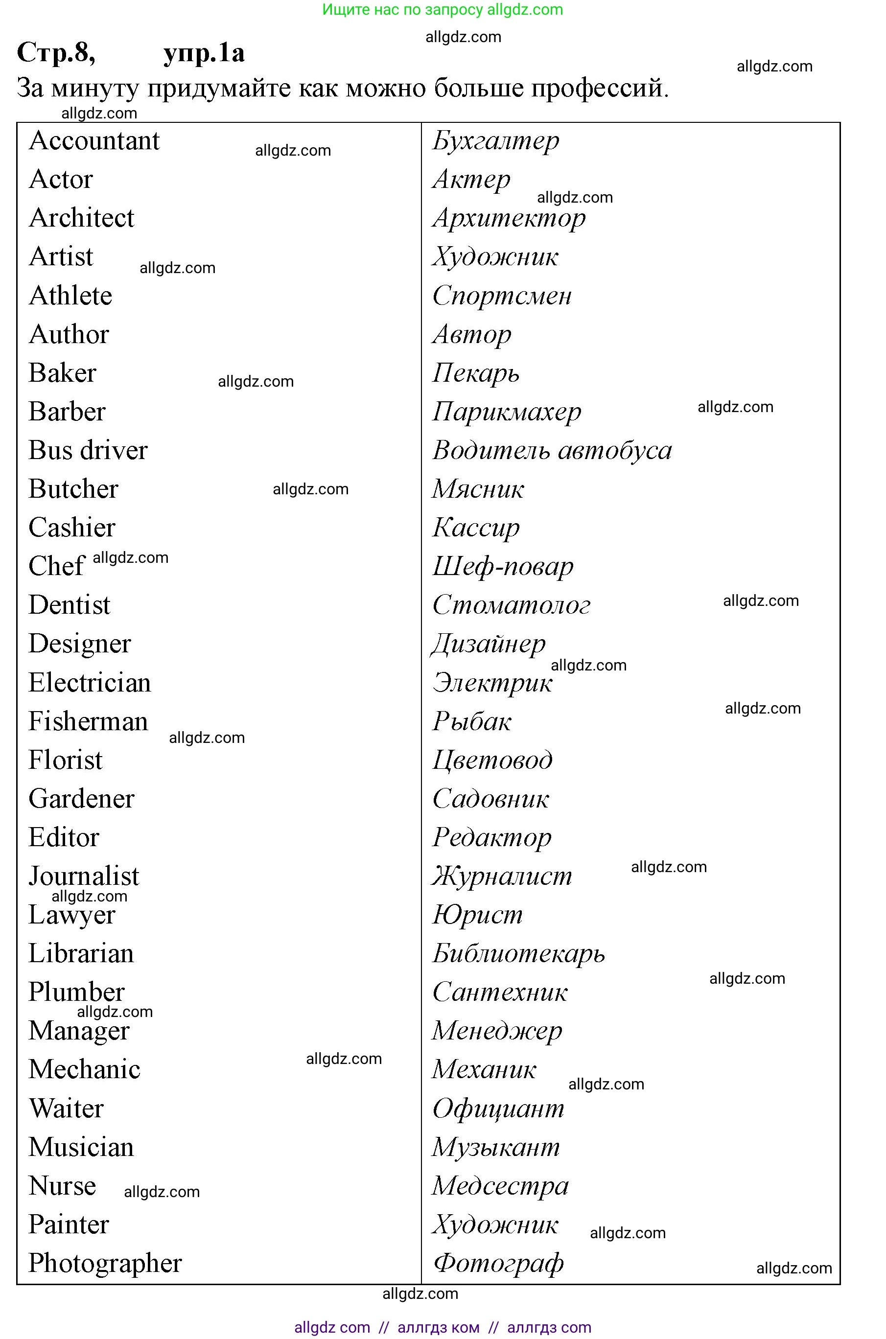 Английский язык (english), 7 класс Учебник (Student's book), авторы: Баранова Ксения Михайловна (Baranova Ksenia), Дули Дженни (Dooley Jenny), Копылова С А, Мильруд Радислав Петрович (Millrood Radislav), Эванс Вирджиния (Evans Virginia), издательство Просвещение, Москва, 2023, белого цвета, страница 8, номер 1, Решение 2023-2027 (продолжение 2)