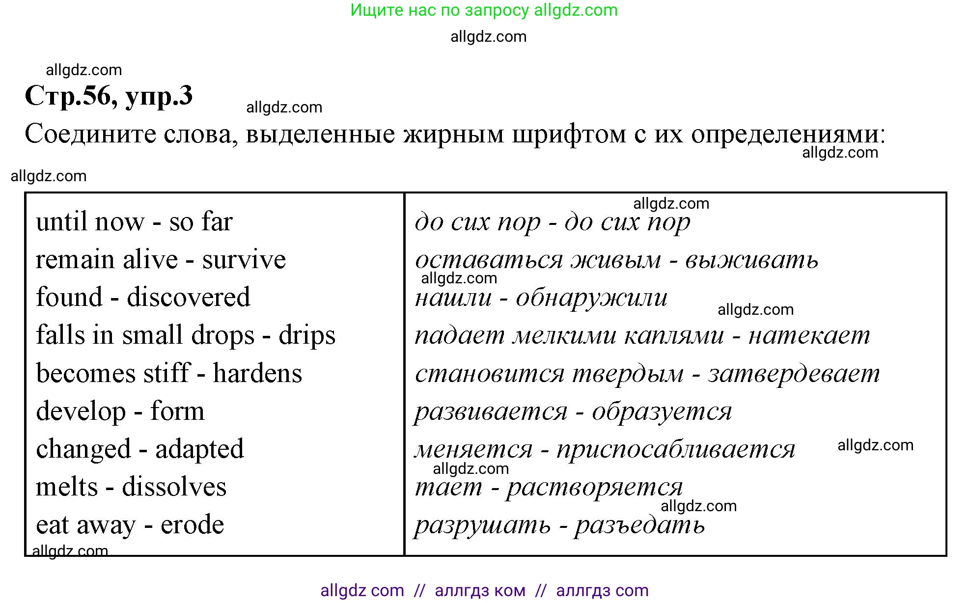 Английский язык (english), 7 класс Учебник (Student's book), авторы: Баранова Ксения Михайловна (Baranova Ksenia), Дули Дженни (Dooley Jenny), Копылова С А, Мильруд Радислав Петрович (Millrood Radislav), Эванс Вирджиния (Evans Virginia), издательство Просвещение, Москва, 2023, белого цвета, страница 56, номер 3, Решение 2023-2027