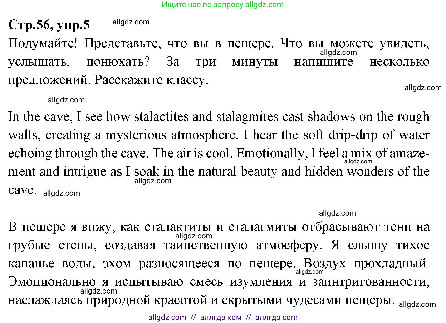 Английский язык (english), 7 класс Учебник (Student's book), авторы: Баранова Ксения Михайловна (Baranova Ksenia), Дули Дженни (Dooley Jenny), Копылова С А, Мильруд Радислав Петрович (Millrood Radislav), Эванс Вирджиния (Evans Virginia), издательство Просвещение, Москва, 2023, белого цвета, страница 56, номер 5, Решение 2023-2027