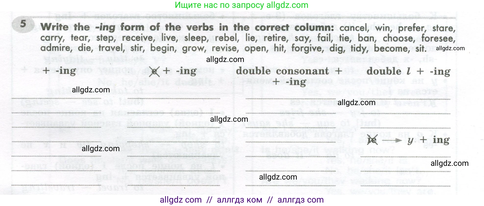 Английский язык (english), 7 класс Грамматический тренажёр, автор: Тимофеева Светлана Леонидовна, издательство Просвещение, Москва, 2023, красного цвета, страница 12, номер 5, Условие 2023-2027