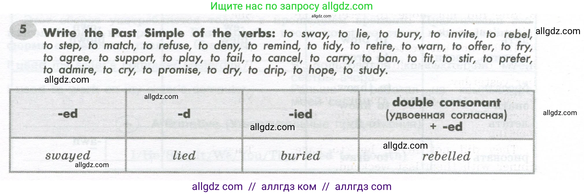 Английский язык (english), 7 класс Грамматический тренажёр, автор: Тимофеева Светлана Леонидовна, издательство Просвещение, Москва, 2023, красного цвета, страница 29, номер 5, Условие 2023-2027