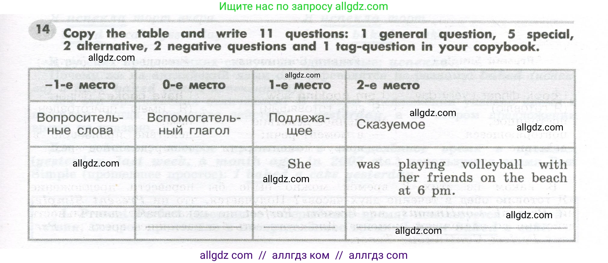 Английский язык (english), 7 класс Грамматический тренажёр, автор: Тимофеева Светлана Леонидовна, издательство Просвещение, Москва, 2023, красного цвета, страница 65, номер 14, Условие 2023-2027