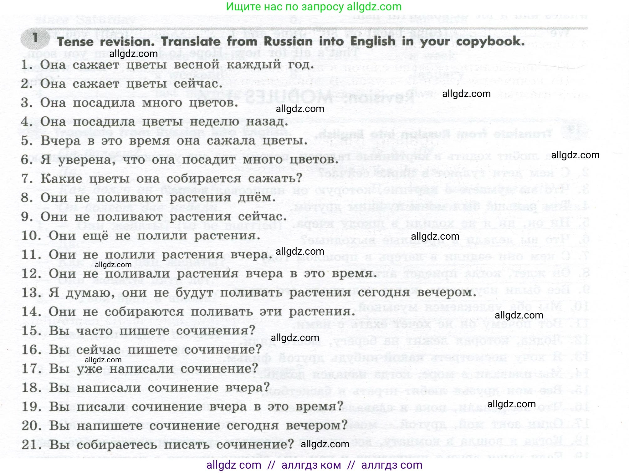 Английский язык (english), 7 класс Грамматический тренажёр, автор: Тимофеева Светлана Леонидовна, издательство Просвещение, Москва, 2023, красного цвета, страница 80, номер 1, Условие 2023-2027