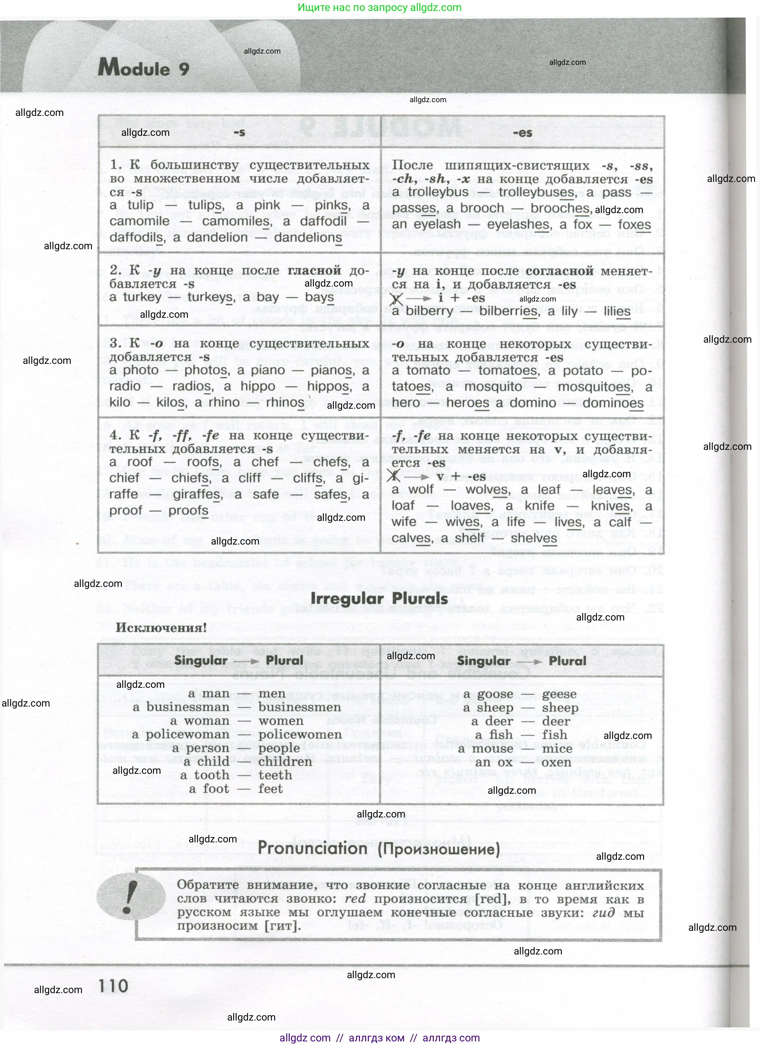 Английский язык (english), 7 класс Грамматический тренажёр, автор: Тимофеева Светлана Леонидовна, издательство Просвещение, Москва, 2023, красного цвета, страница 110