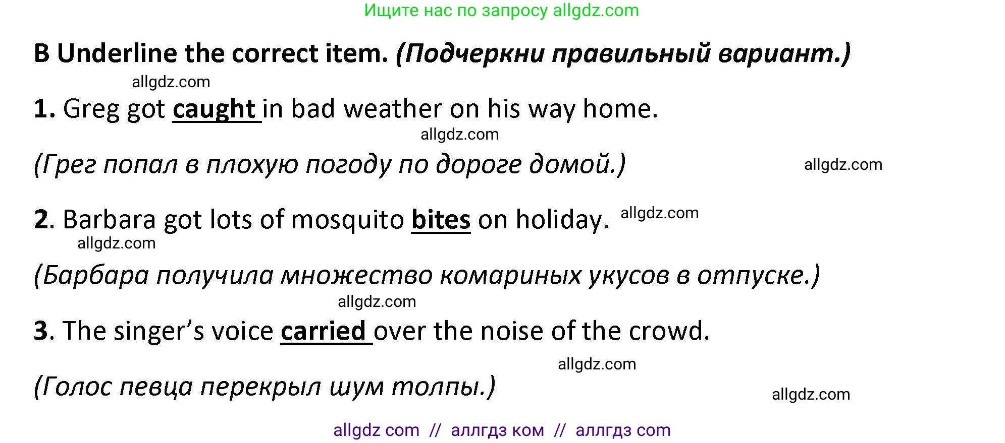 Английский язык (english), 7 класс контрольные задания (test booklet), авторы: Баранова Ксения Михайловна (Baranova Ksenia), Дули Дженни (Dooley Jenny), Мильруд Радислав Петрович (Millrood Radislav), Эванс Вирджиния (Evans Virginia), издательство Просвещение, Москва, 2023, серого цвета, страница 10, номер B, Решение 1 (2023-2027)