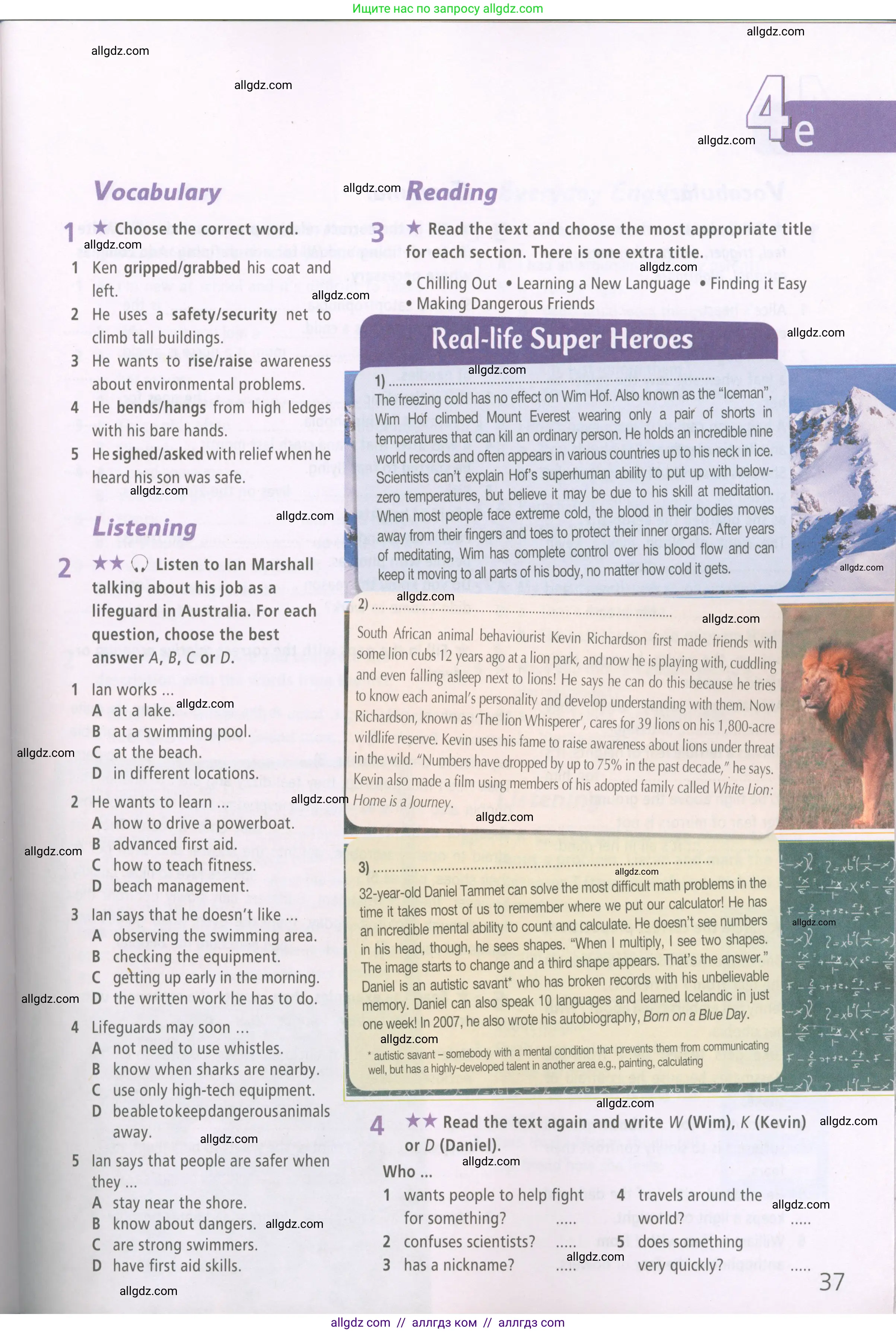 Английский язык (english), 7 класс Рабочая тетрадь (workbook), авторы: Баранова Ксения Михайловна (Baranova Ksenia), Дули Дженни (Dooley Jenny), Копылова Виктория Викторовна (Kopylova Victoria), Мильруд Радислав Петрович (Millrood Radislav), Эванс Вирджиния (Evans Virginia), издательство Просвещение, Москва, 2023, белого цвета, страница 37