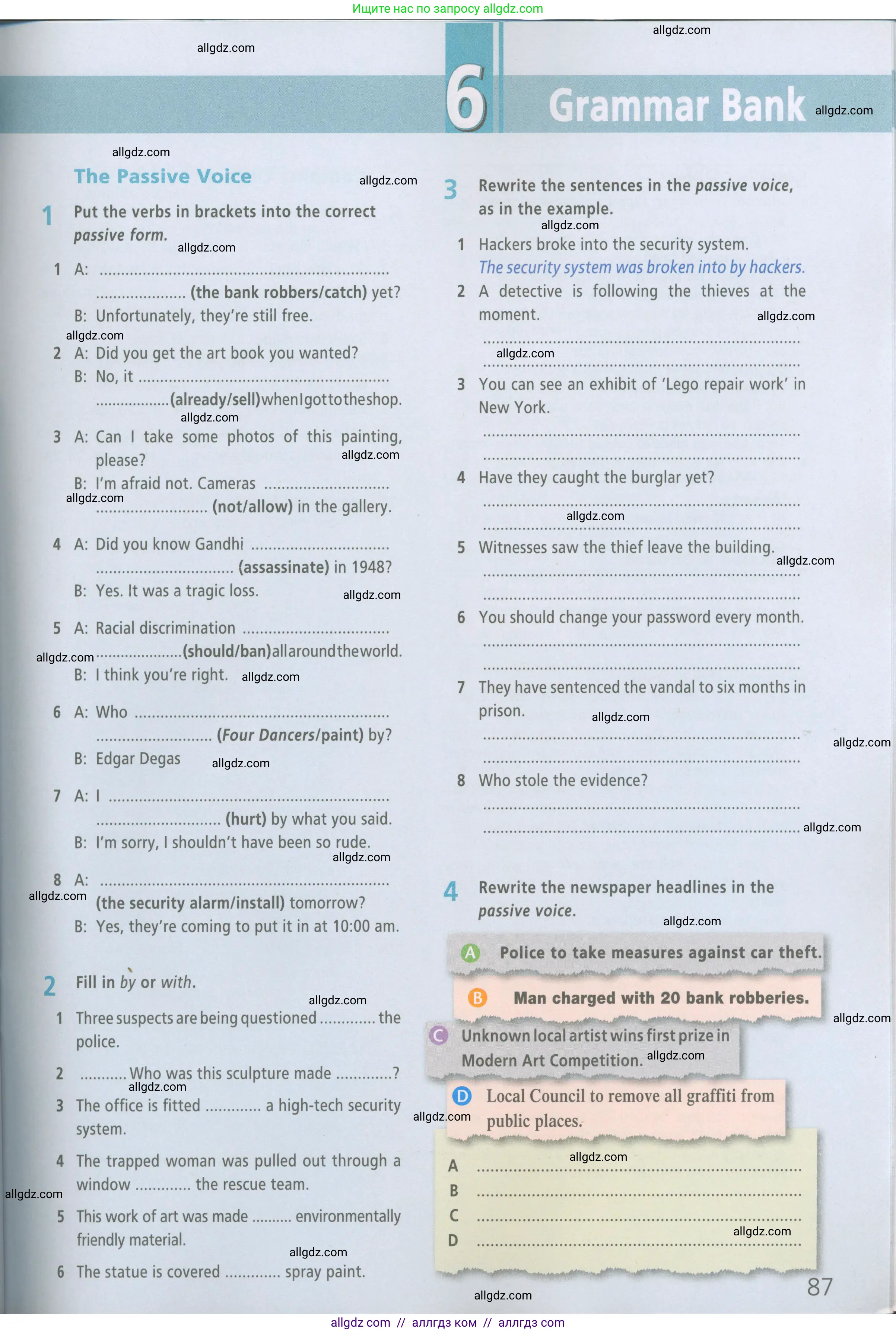 Английский язык (english), 7 класс Рабочая тетрадь (workbook), авторы: Баранова Ксения Михайловна (Baranova Ksenia), Дули Дженни (Dooley Jenny), Копылова Виктория Викторовна (Kopylova Victoria), Мильруд Радислав Петрович (Millrood Radislav), Эванс Вирджиния (Evans Virginia), издательство Просвещение, Москва, 2023, белого цвета, страница 87