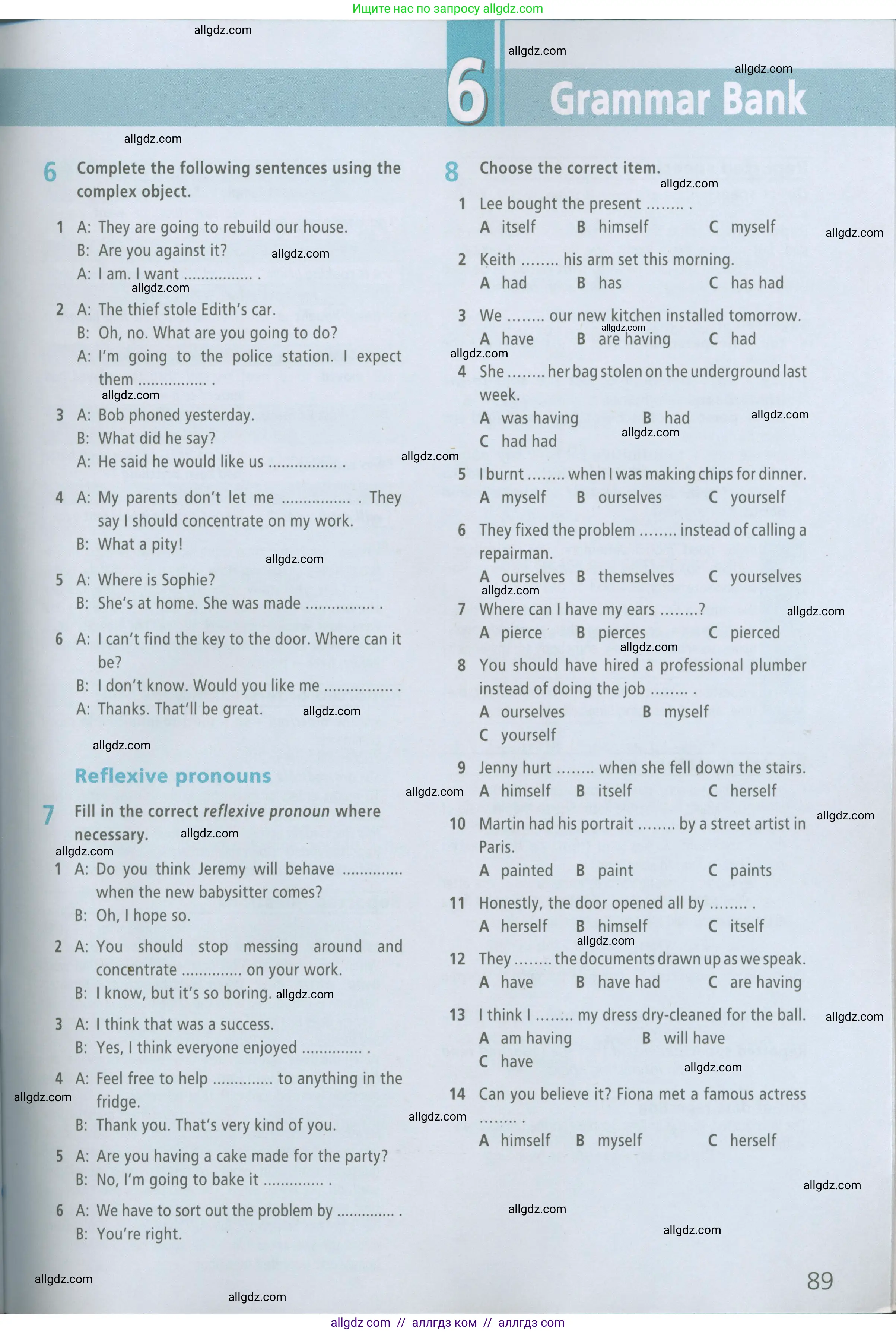 Английский язык (english), 7 класс Рабочая тетрадь (workbook), авторы: Баранова Ксения Михайловна (Baranova Ksenia), Дули Дженни (Dooley Jenny), Копылова Виктория Викторовна (Kopylova Victoria), Мильруд Радислав Петрович (Millrood Radislav), Эванс Вирджиния (Evans Virginia), издательство Просвещение, Москва, 2023, белого цвета, страница 89