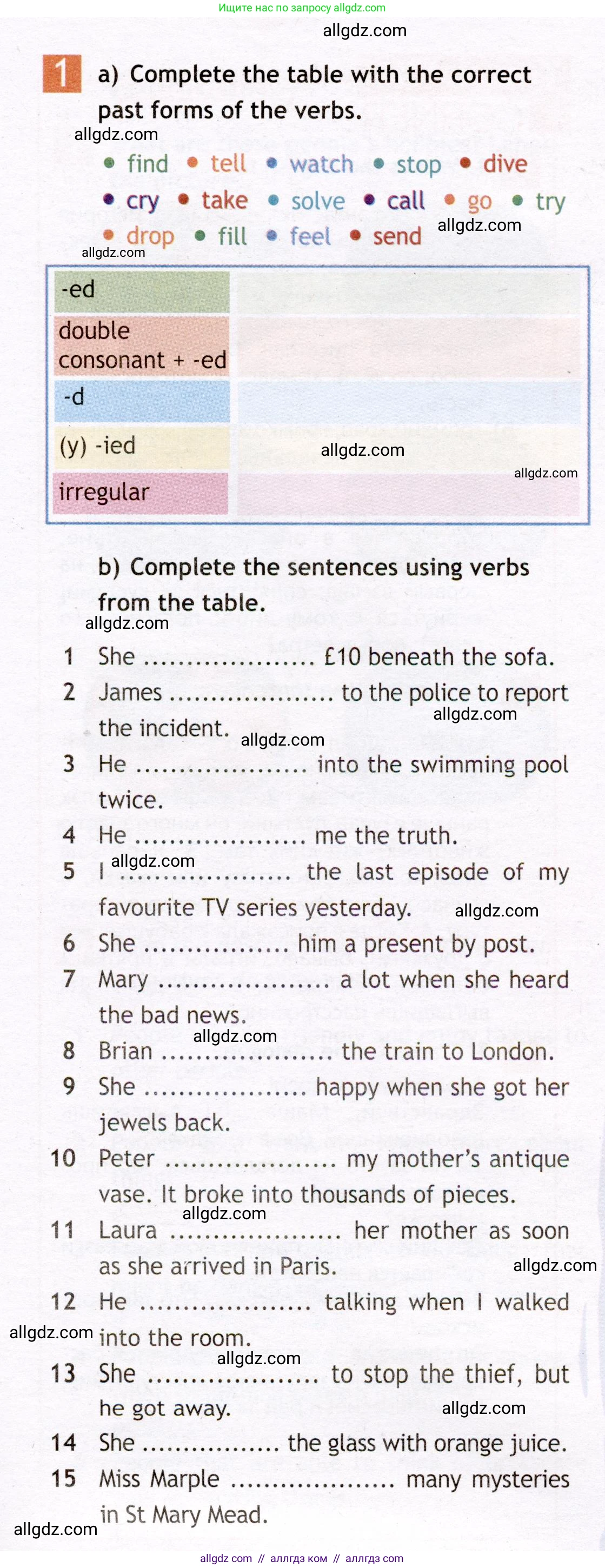 Английский язык (english), 7 класс Рабочая тетрадь (workbook), авторы: Ваулина Юлия Евгеньевна (Vaulina Julia), Дули Дженни (Dooley Jenny), Подоляко Ольга Евгеньевна (Podolyako Olga), Эванс Вирджиния (Evans Virginia), издательство Просвещение, Москва, 2023, красного цвета, страница 15, номер 1, Условие 2019-2022