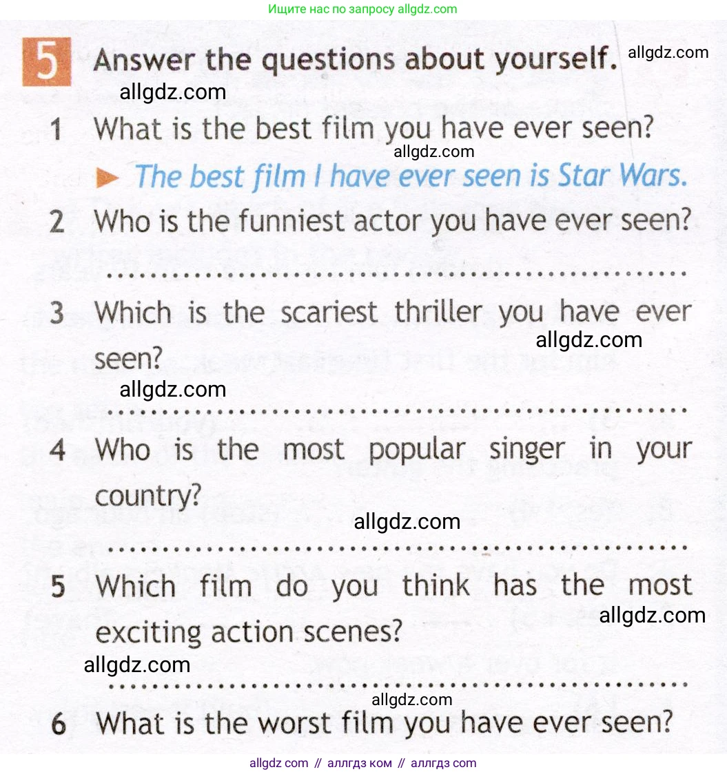 Английский язык (english), 7 класс Рабочая тетрадь (workbook), авторы: Ваулина Юлия Евгеньевна (Vaulina Julia), Дули Дженни (Dooley Jenny), Подоляко Ольга Евгеньевна (Podolyako Olga), Эванс Вирджиния (Evans Virginia), издательство Просвещение, Москва, 2023, красного цвета, страница 46, номер 5, Условие 2019-2022