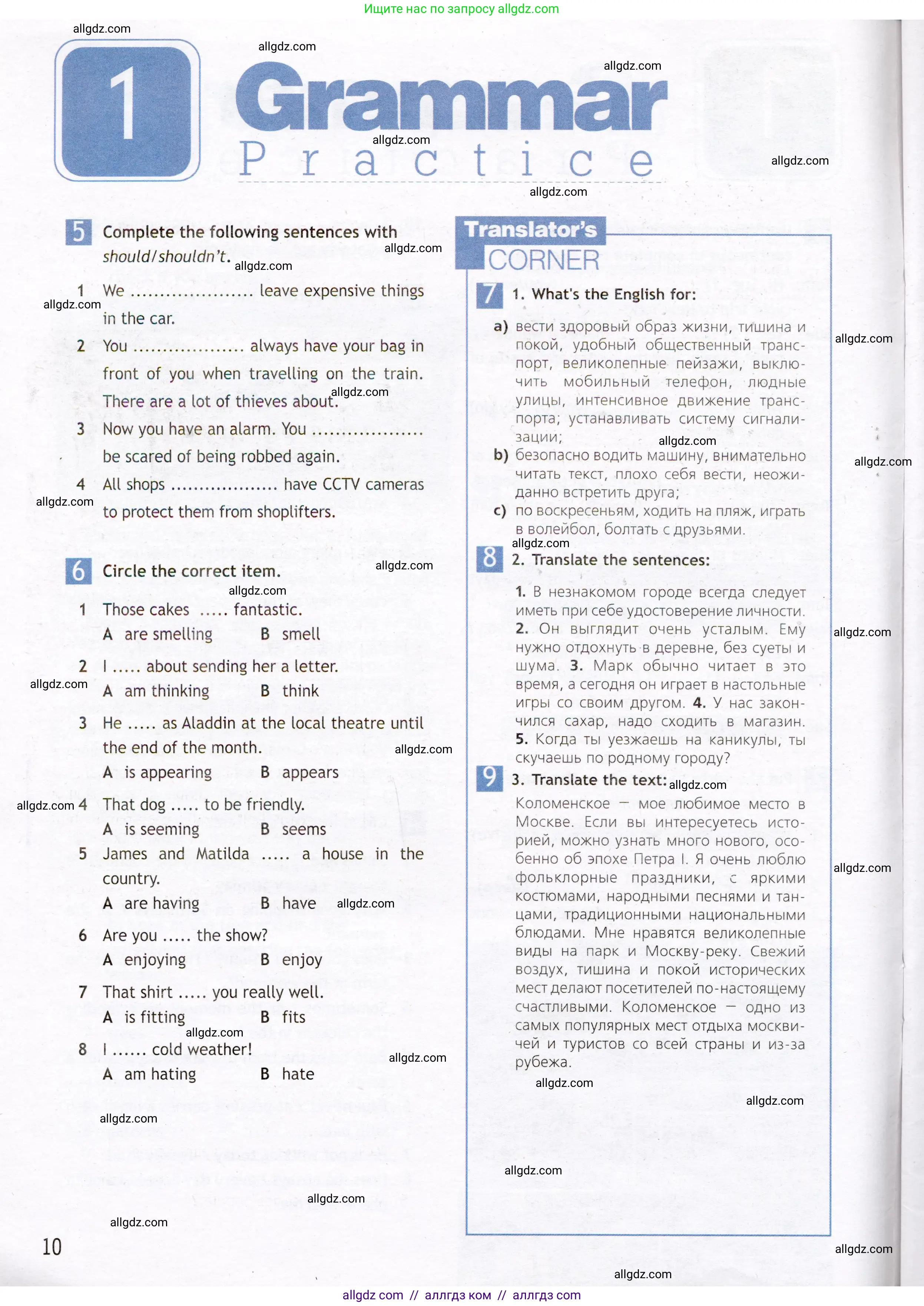 Английский язык (english), 7 класс Рабочая тетрадь (workbook), авторы: Ваулина Юлия Евгеньевна (Vaulina Julia), Дули Дженни (Dooley Jenny), Подоляко Ольга Евгеньевна (Podolyako Olga), Эванс Вирджиния (Evans Virginia), издательство Просвещение, Москва, 2023, красного цвета, страница 10