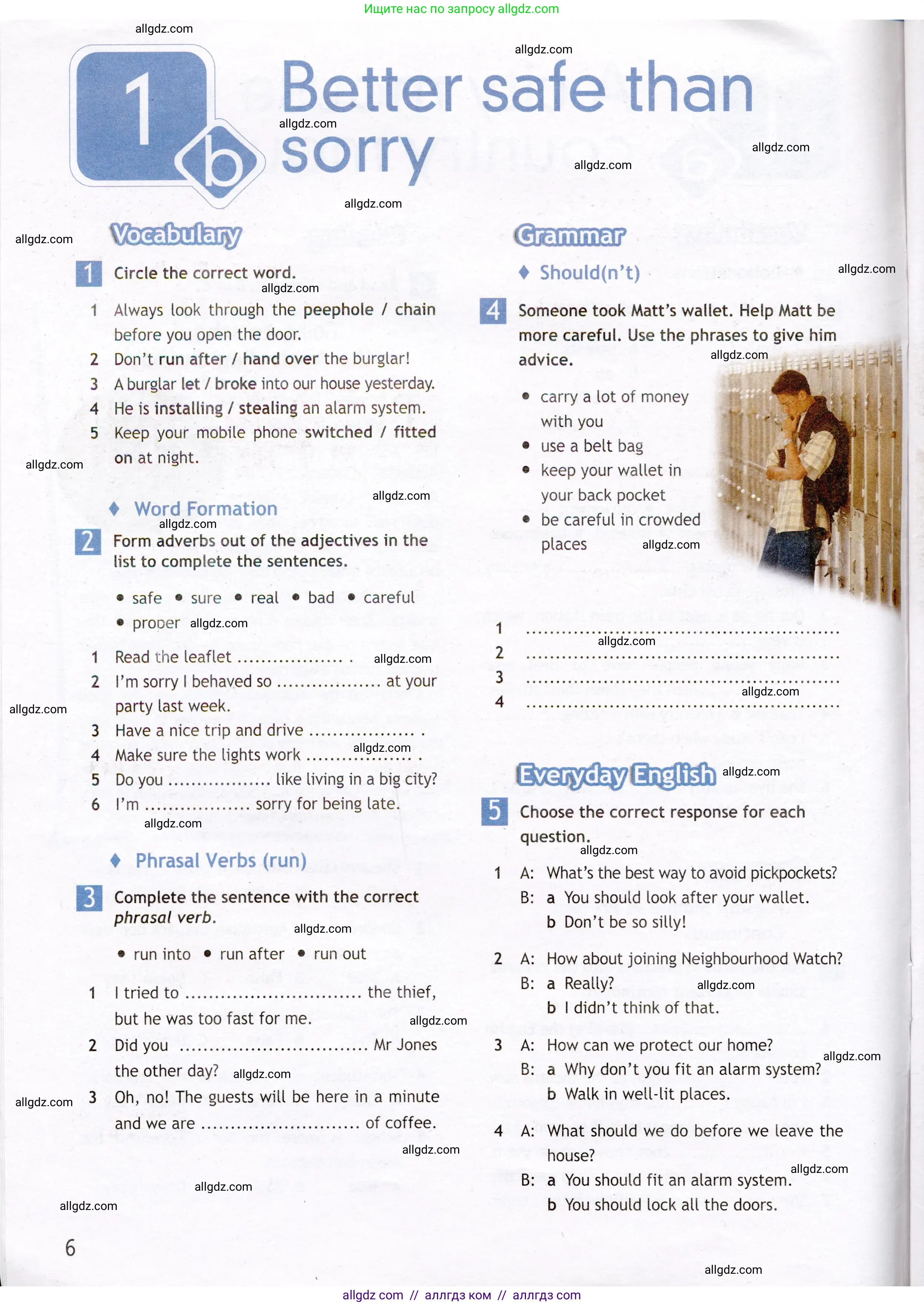 Английский язык (english), 7 класс Рабочая тетрадь (workbook), авторы: Ваулина Юлия Евгеньевна (Vaulina Julia), Дули Дженни (Dooley Jenny), Подоляко Ольга Евгеньевна (Podolyako Olga), Эванс Вирджиния (Evans Virginia), издательство Просвещение, Москва, 2023, красного цвета, страница 6
