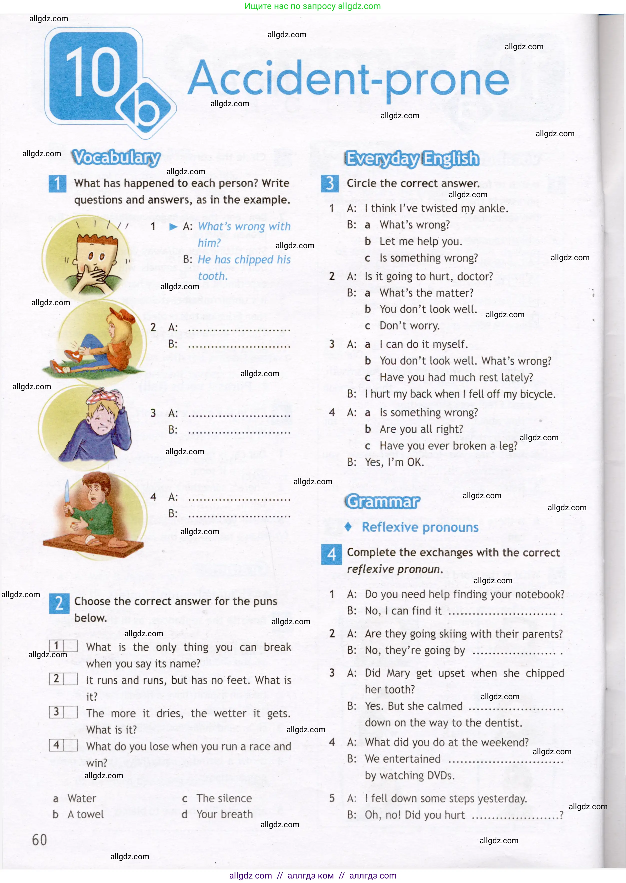 Английский язык (english), 7 класс Рабочая тетрадь (workbook), авторы: Ваулина Юлия Евгеньевна (Vaulina Julia), Дули Дженни (Dooley Jenny), Подоляко Ольга Евгеньевна (Podolyako Olga), Эванс Вирджиния (Evans Virginia), издательство Просвещение, Москва, 2023, красного цвета, страница 60