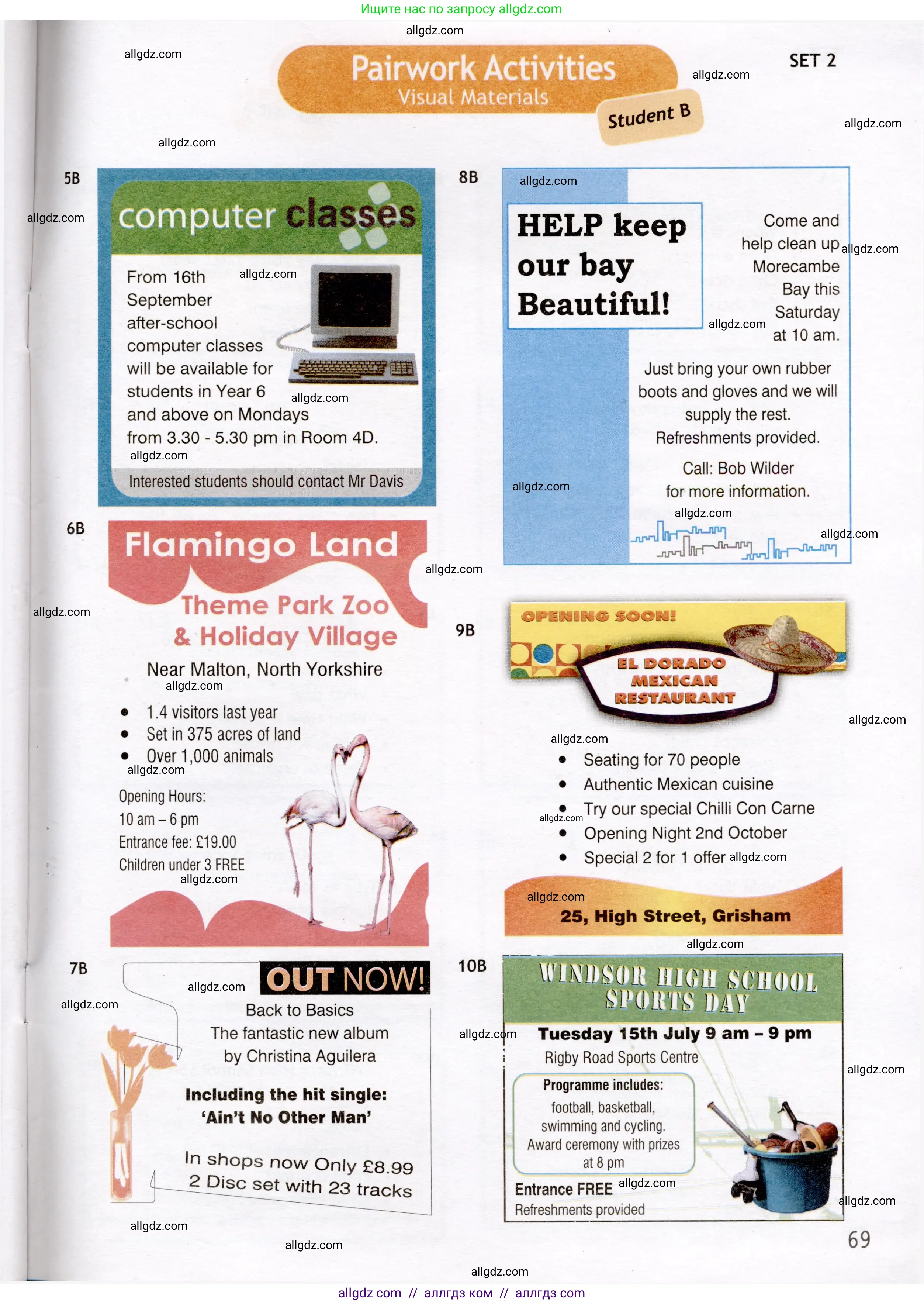 Английский язык (english), 7 класс Рабочая тетрадь (workbook), авторы: Ваулина Юлия Евгеньевна (Vaulina Julia), Дули Дженни (Dooley Jenny), Подоляко Ольга Евгеньевна (Podolyako Olga), Эванс Вирджиния (Evans Virginia), издательство Просвещение, Москва, 2023, красного цвета, страница 69